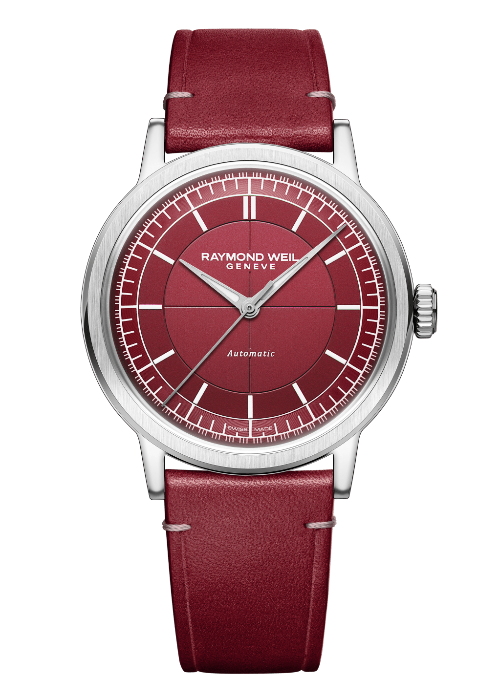El Millésime Infinite Burgundy de Raymond Weil, al tono más&nbsp;trend