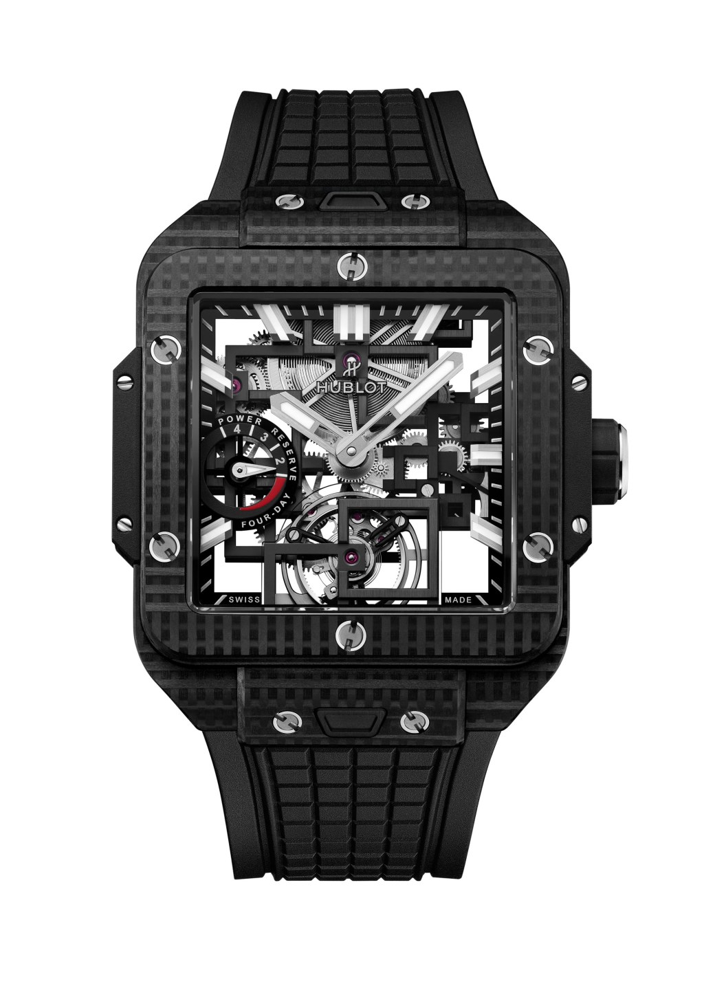 Square Bang Tourbillon 4-Day Power Reserve de Hublot: una nueva dimensión para el&nbsp;cuadrado